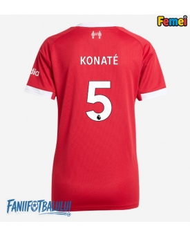 Liverpool Ibrahima Konate #5 Tricou Fotbal Replică 2025-26 Femei Acasa